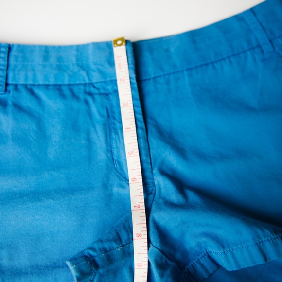J Crew Chino Broken-In Blue Shorts Size 4 - Picture 9 of 11